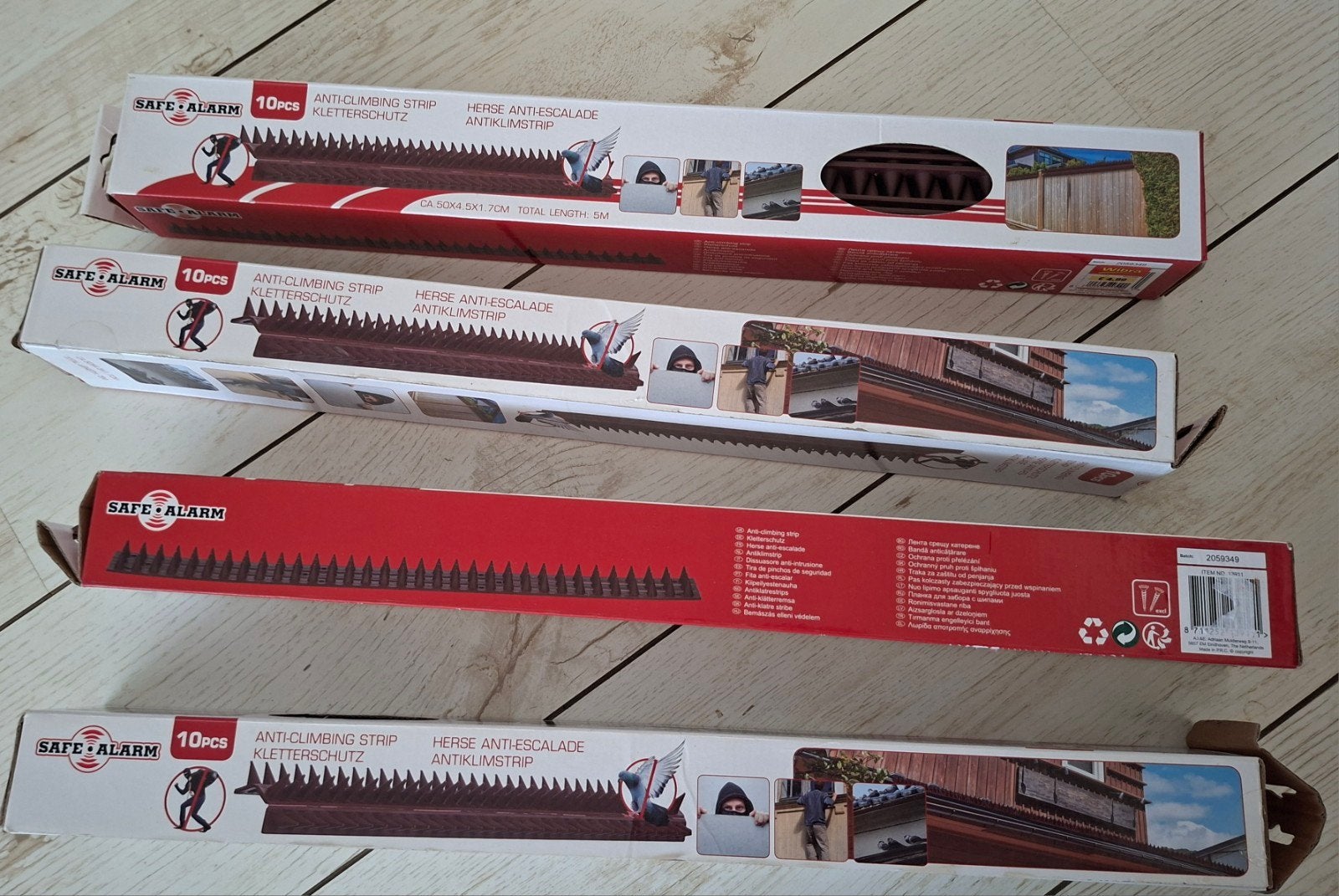 anti klim strips bruin (4 pakken à 5 meter), Ophalen of Verzenden, Nieuw, Kunststof, 6 meter of meer