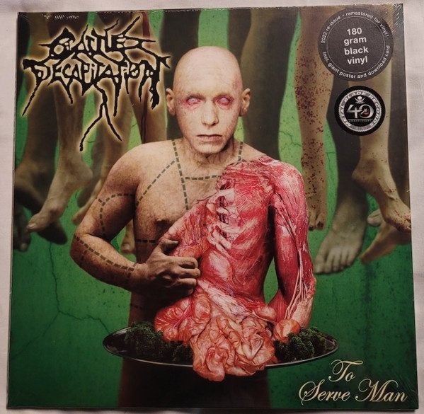 Cattle Decapitation - To Serve Man LP US Death Grind Metal, Cd's en Dvd's, Inclusief poster, 12 inch, Nieuw in verpakking, Ophalen of Verzenden