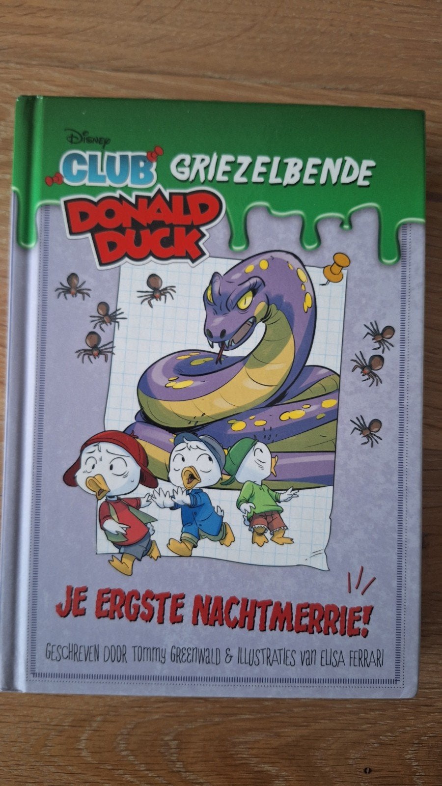 Donald Duck Griezelbende: Je Ergste Nachtmerrie!, Ophalen of Verzenden, Zo goed als nieuw, Tommy Greenwald, Fictie algemeen