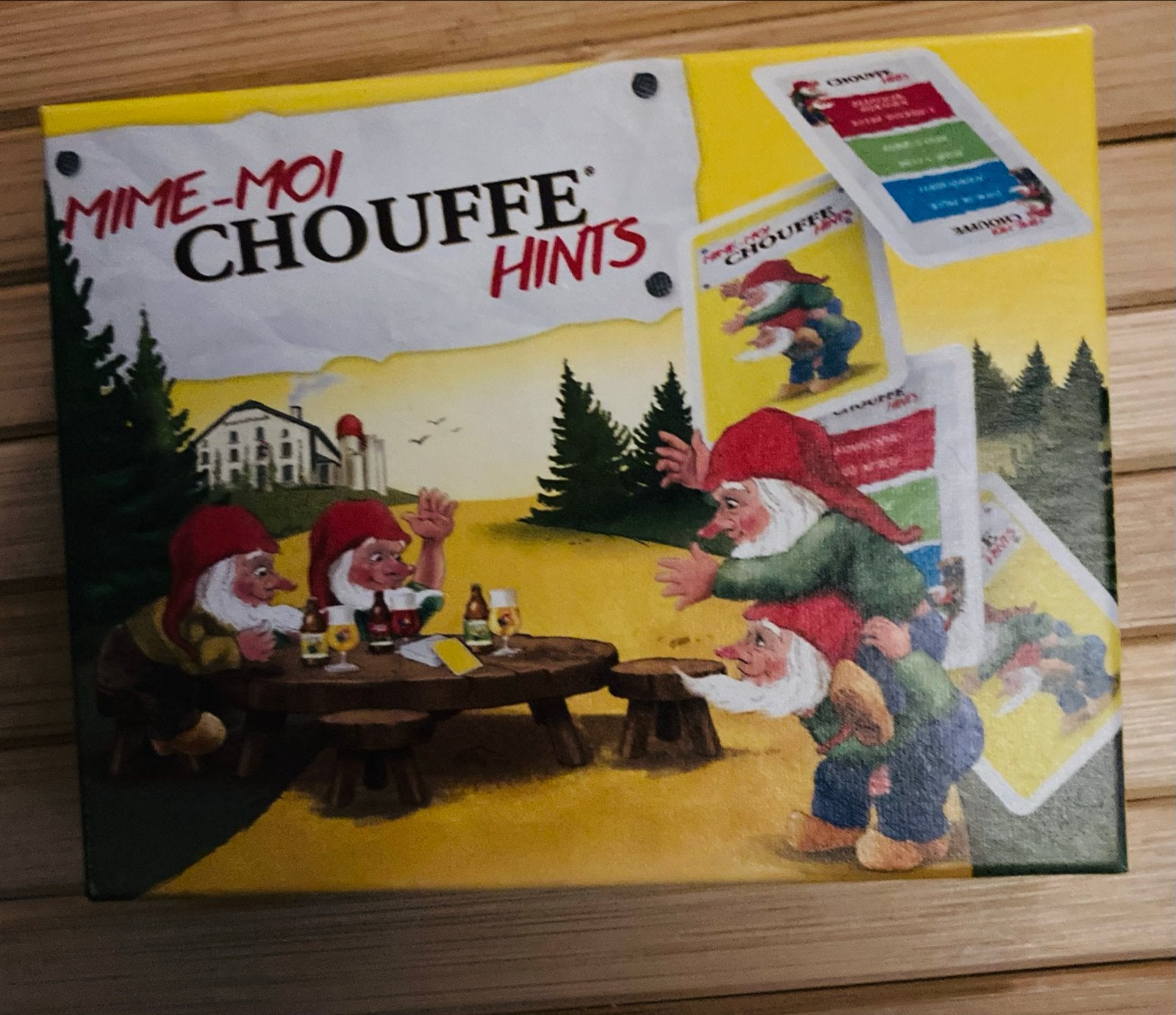 Mime-Moi Chouffe Hints Gezelschapsspel - Nieuw en Ongebruikt, Ophalen of Verzenden, Nieuw, Overige typen, Overige merken