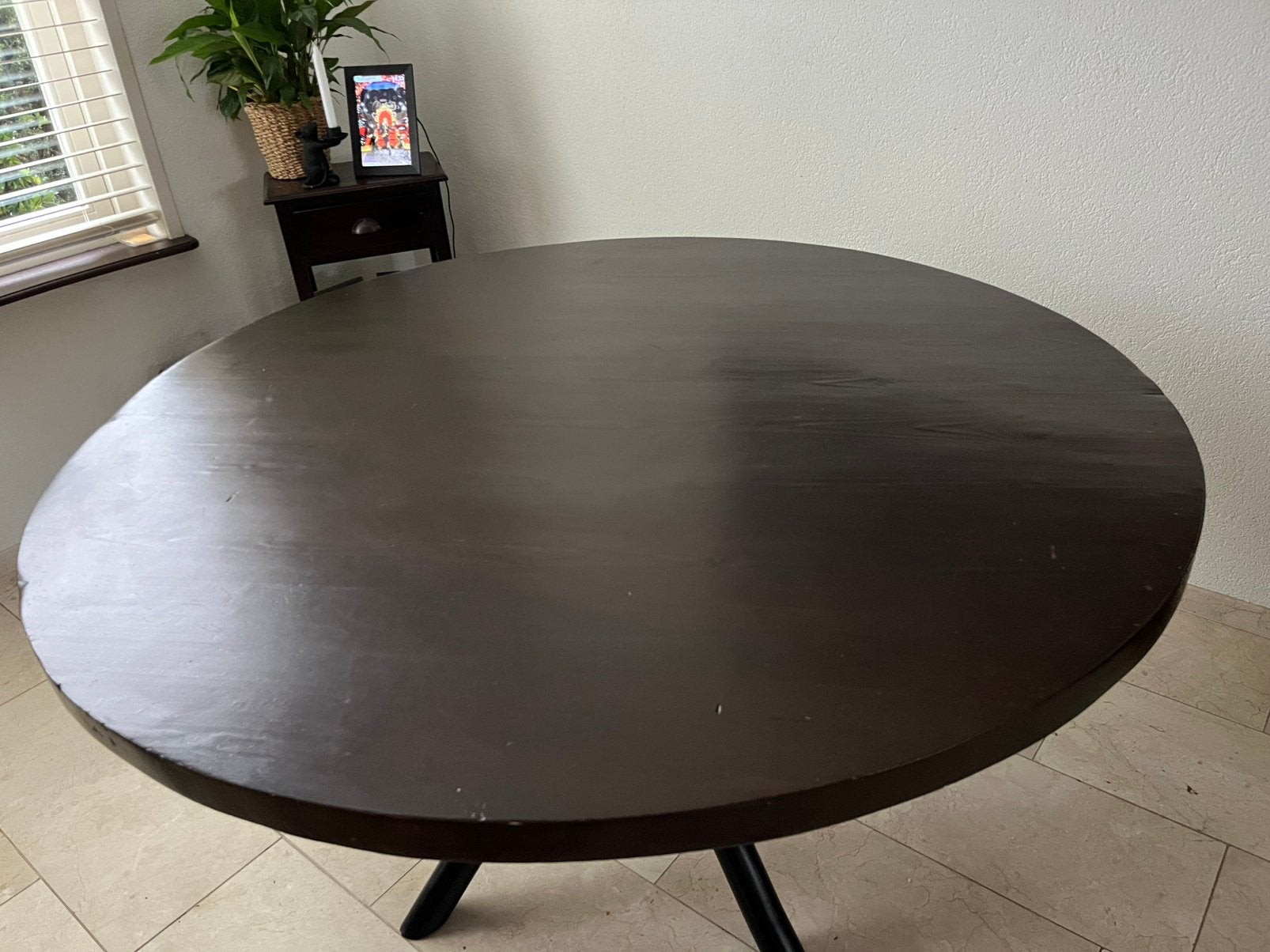 Ronde eettafel, Gebruikt, Rond, Vijf personen of meer, Ophalen