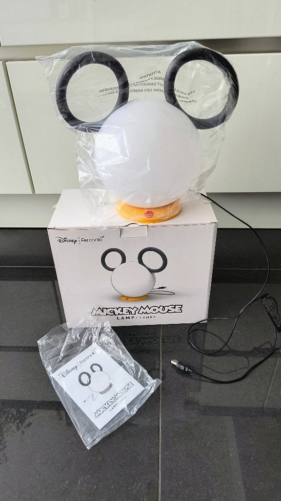 Micky mouse lamp limited edition 90 jaar, Verzamelen, Disney, Zo goed als nieuw, Overige typen, Mickey Mouse, Ophalen