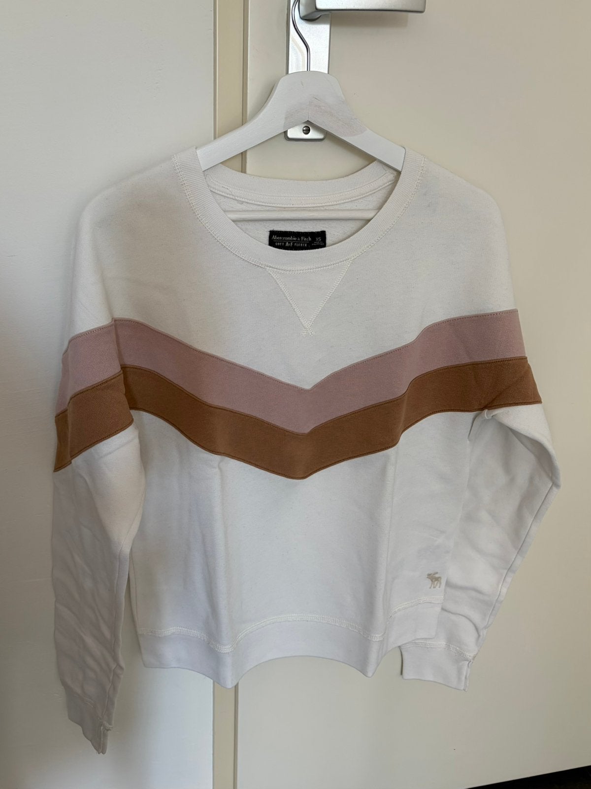 Abercrombie & Fitch sweater maat XS, Ophalen of Verzenden, Gedragen, Maat 34 (XS) of kleiner, Wit
