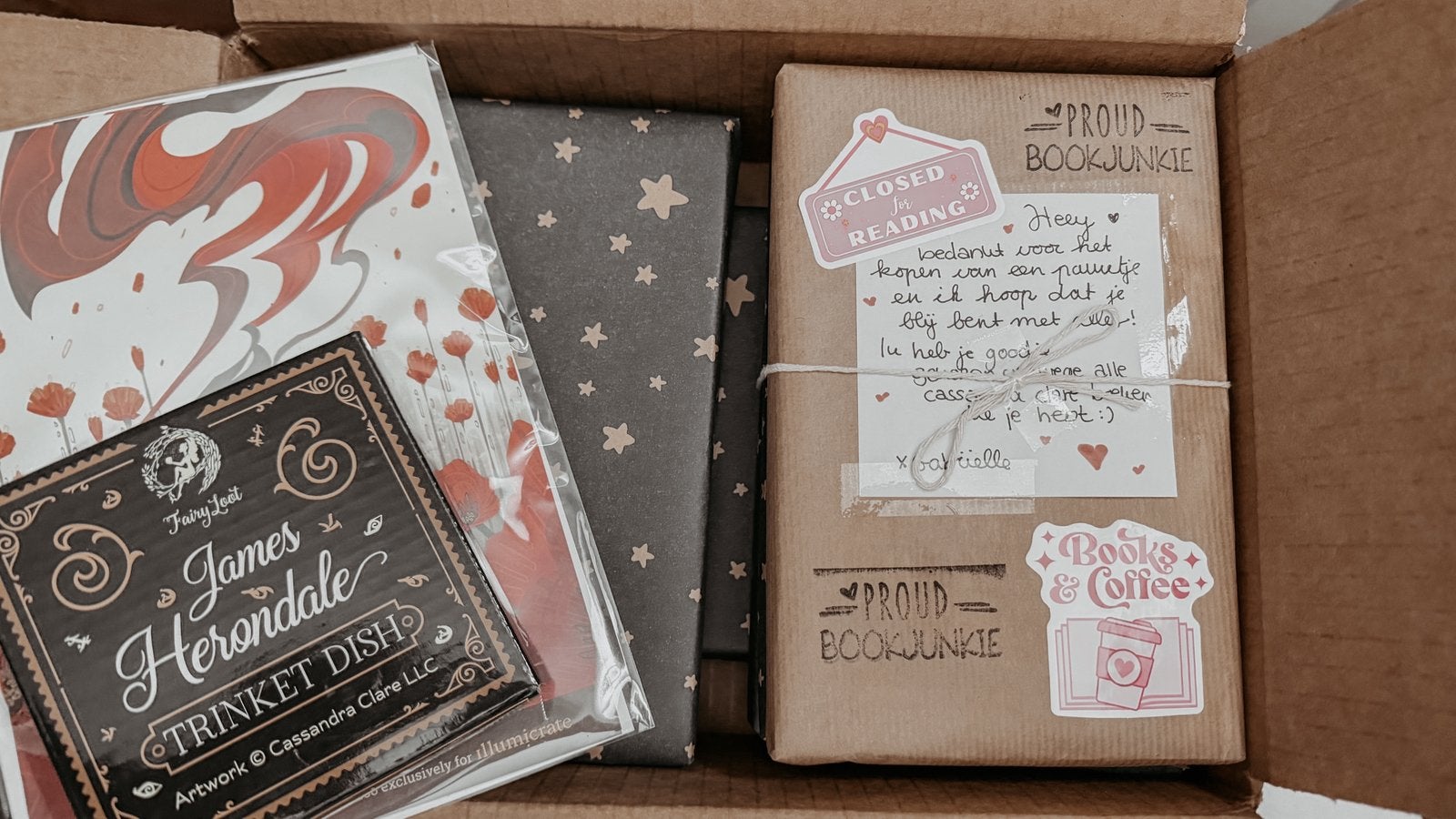 Boekenpakketjes: Boeken & Goodies (Owlcrate/Fairyloot), Boeken, Ophalen of Verzenden, Zo goed als nieuw