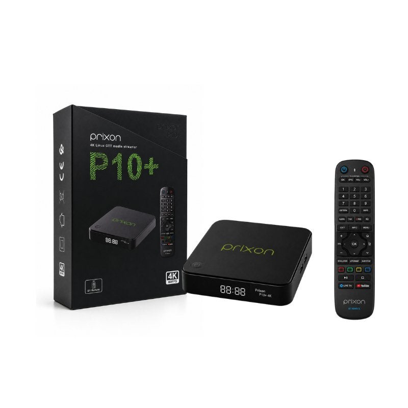 Prixon P10+ Media IPTV Box, Ophalen of Verzenden, Nieuw, HDMI, Minder dan 500 GB