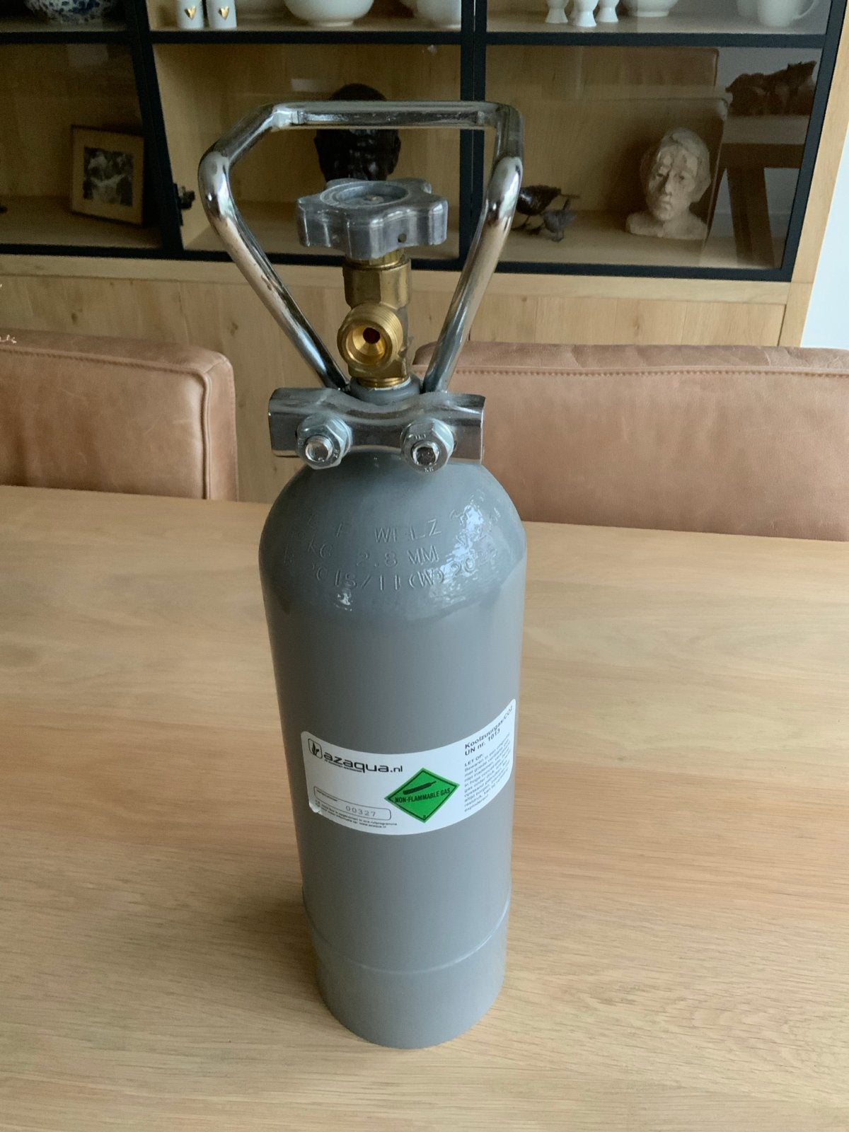 Lege CO2 fles 2 liter, Ophalen, Gebruikt