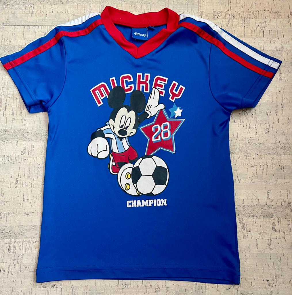 Disney Mickey Mouse sport T-shirt - Maat 122, Kinderen en Baby's, Kinderkleding | Maat 122, Ophalen of Verzenden, Zo goed als nieuw