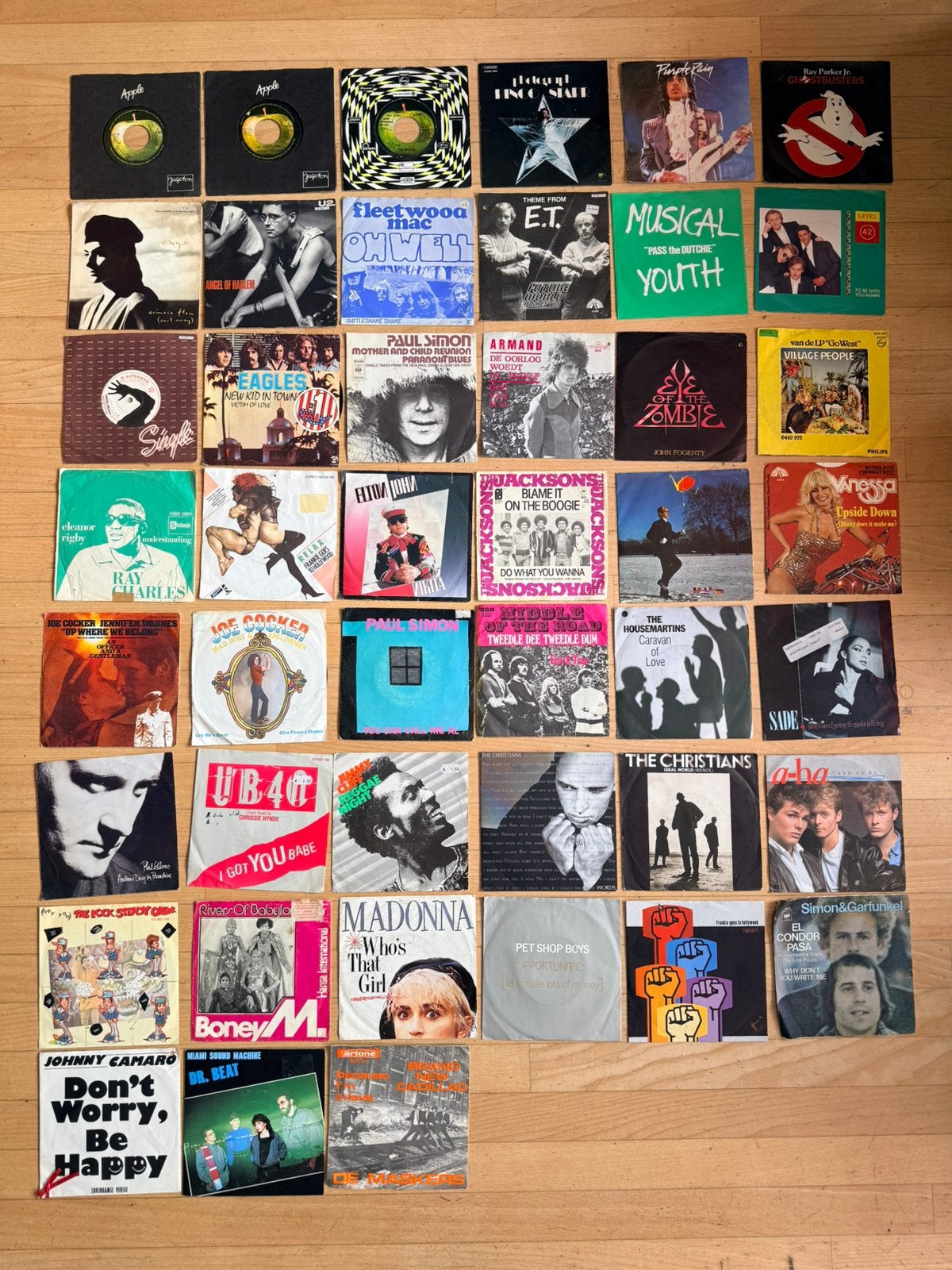 45 singles beatles joe cocker armand eagles sade prince enz, Ophalen of Verzenden, Gebruikt