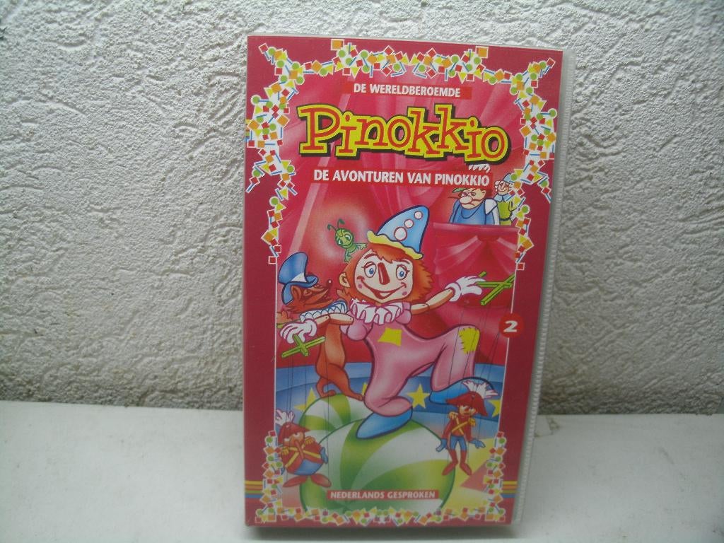 vhs 188a pinokkio de avonturen van ned gespr, Alle leeftijden, Ophalen of Verzenden, Gebruikt