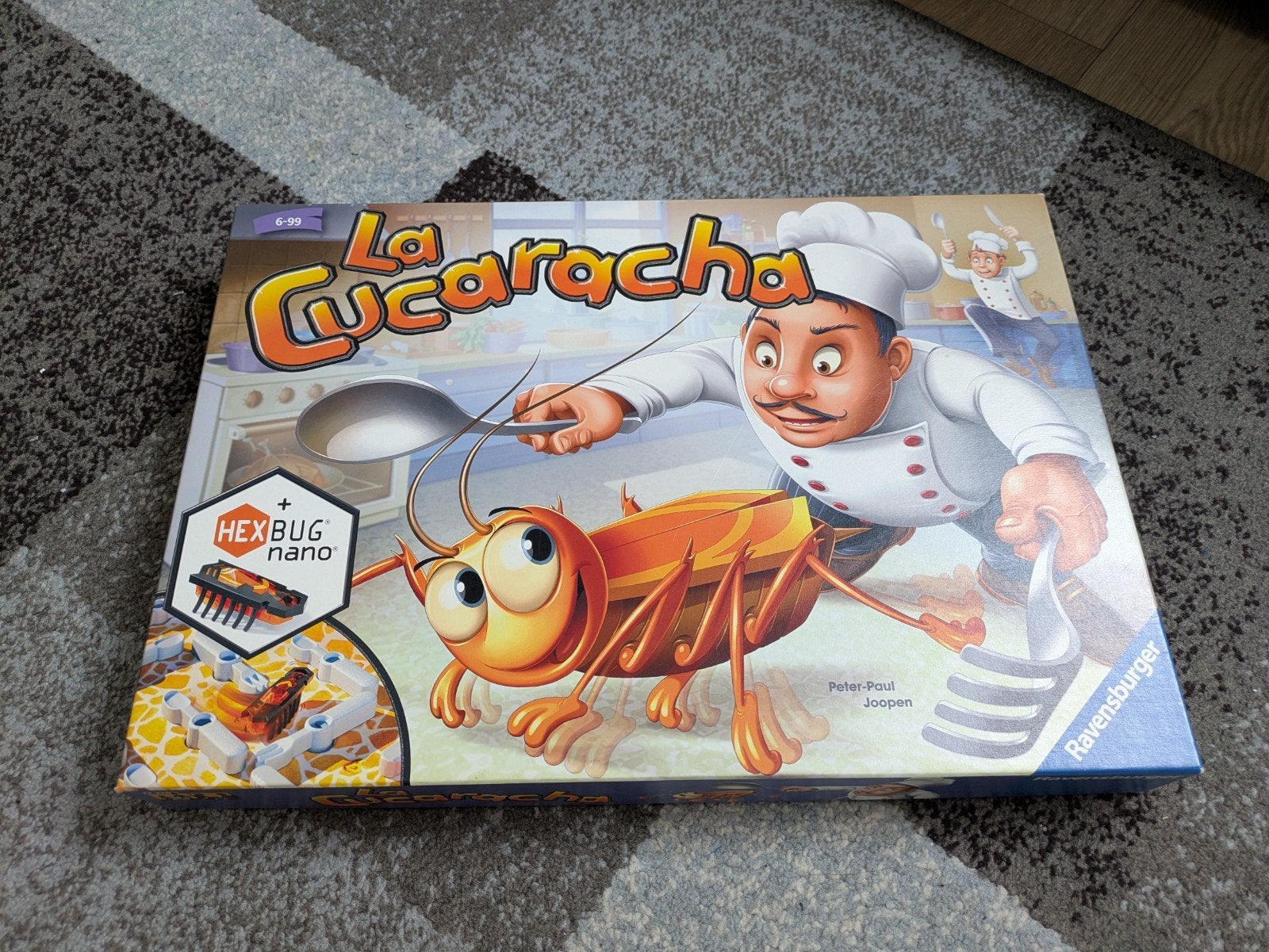 La Cucharacha spel zgan, Ophalen, Zo goed als nieuw