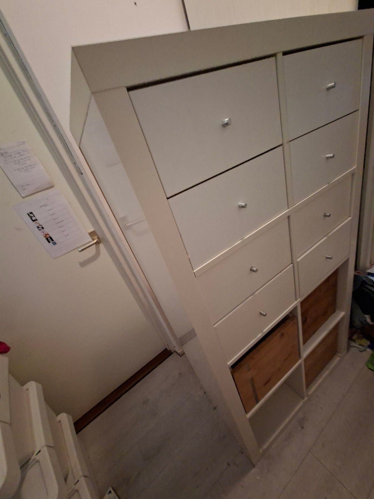 IKEA KALLAX Open kast met lades en bakken, Ophalen, Gebruikt