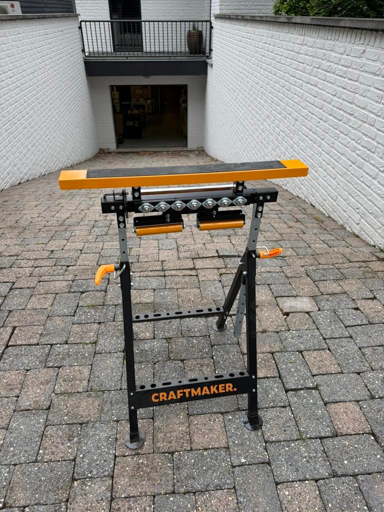 Multifunctionele schragen, 2 stuks, Doe-het-zelf en Verbouw, Werkbanken, Ophalen, Nieuw, 70 tot 120 cm, Inklapbaar