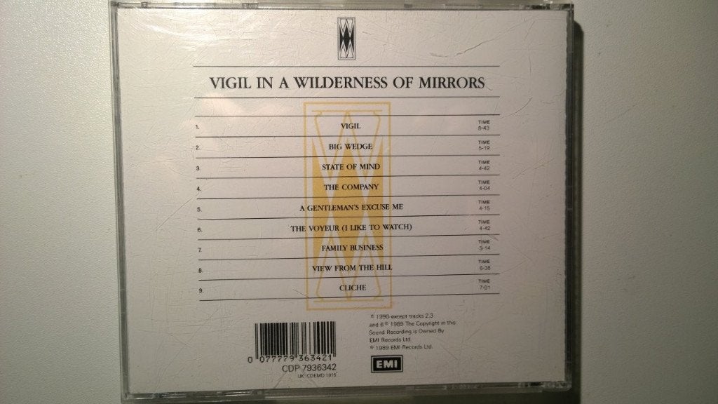 Fish - Vigil In A Wilderness Of Mirrors, Ophalen of Verzenden, Zo goed als nieuw, Poprock, Album