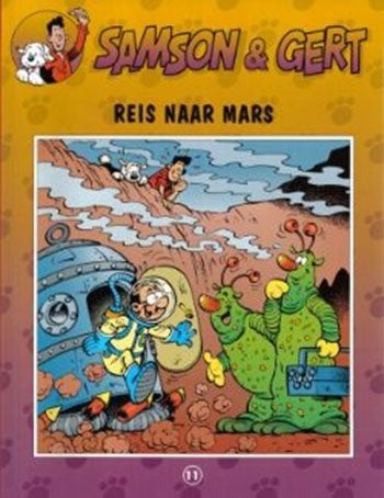 Stripboek Samson & Gert - Reis Naar Mars (11), Studio 100, Eén stripboek, Ophalen of Verzenden, Zo goed als nieuw