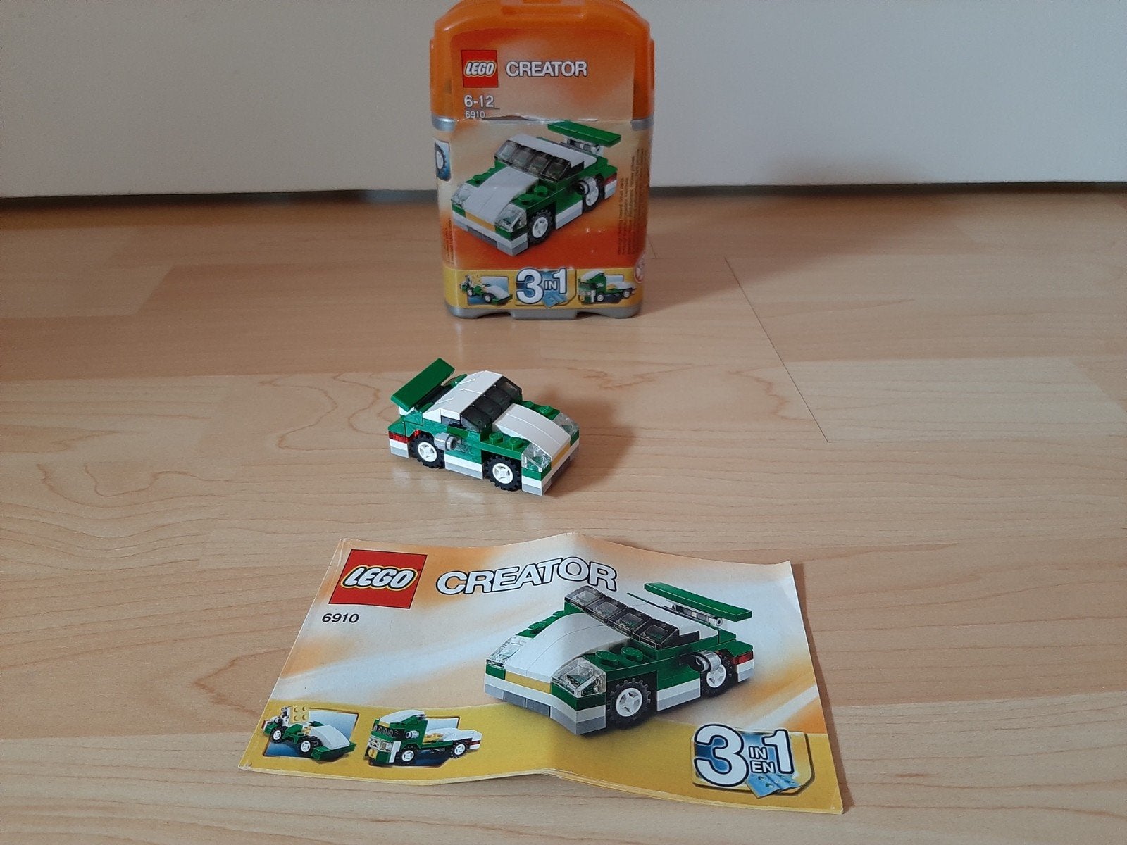 Lego Creator 6910 Mini sportwagen, Inclusief instructies, Lego, Ophalen of Verzenden, Zo goed als nieuw