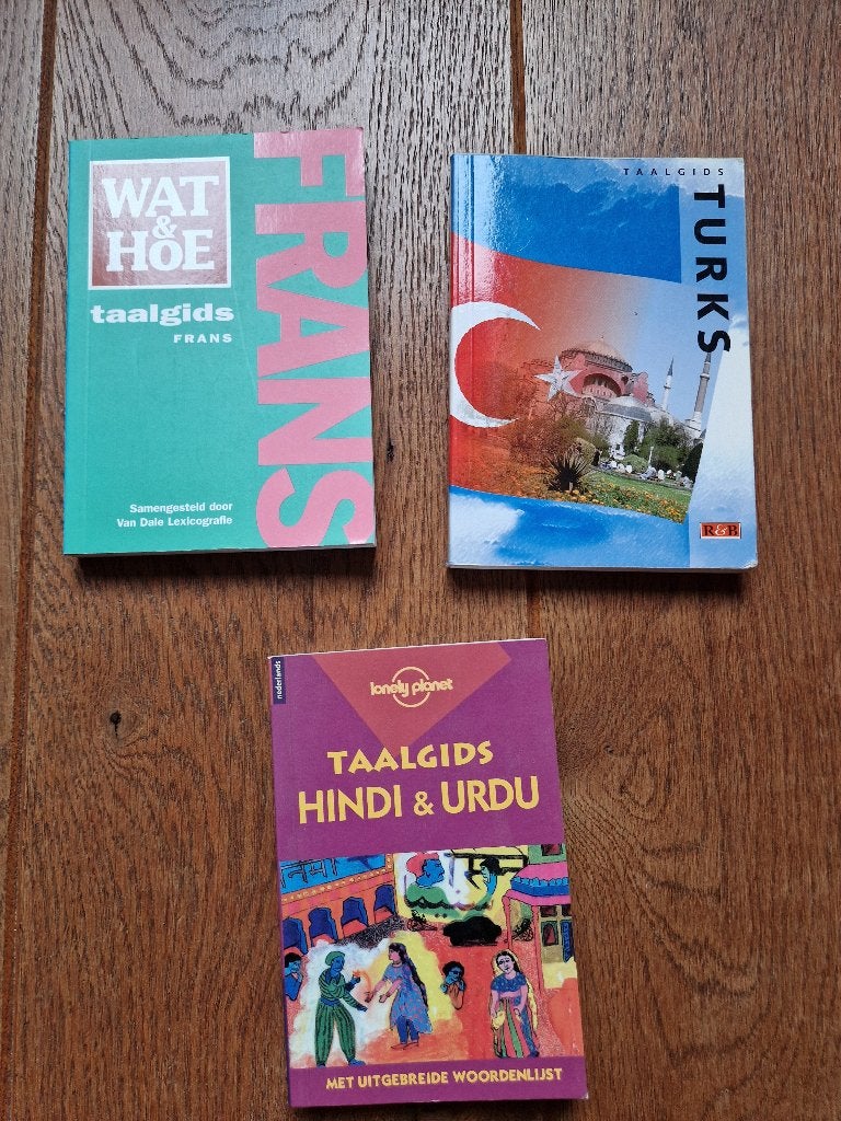 Taalgidsen - Turks, Frans en Hindi/Urdu, Boeken, Ophalen of Verzenden, Gelezen