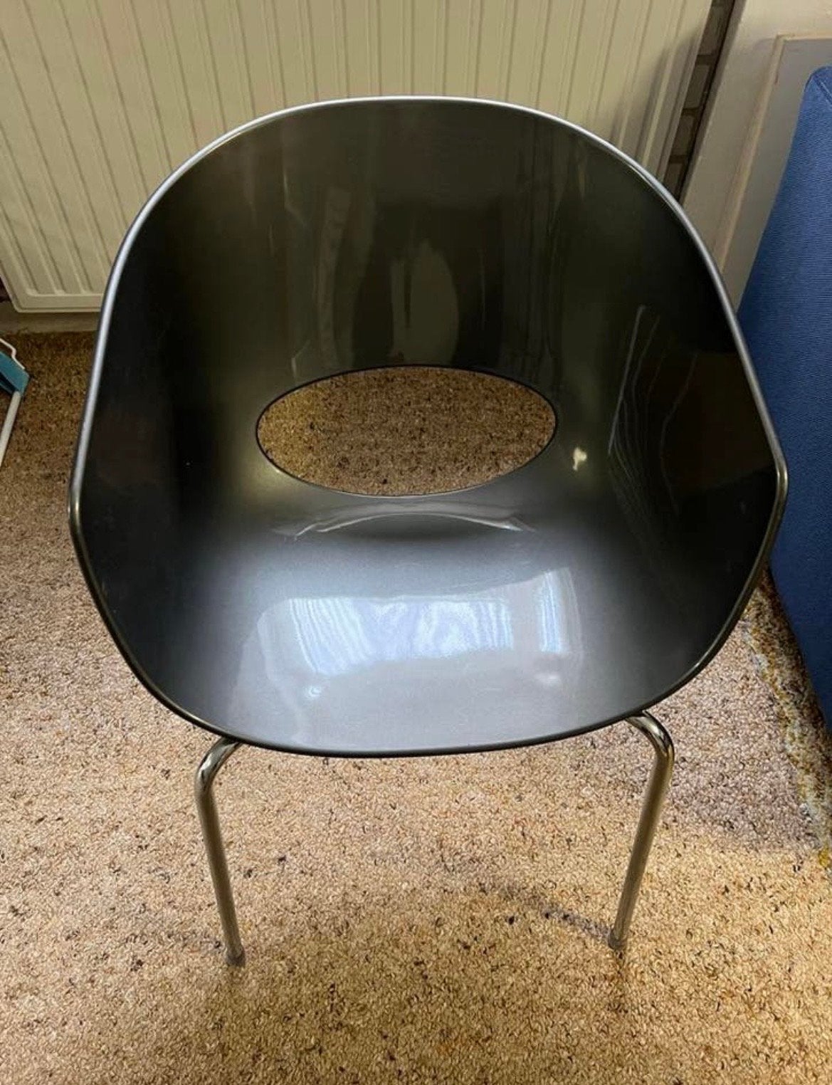 Sintesi Orbit Large Stoel - Grijs, Made in Italy, Ophalen, Kunststof, Gebruikt, Eén
