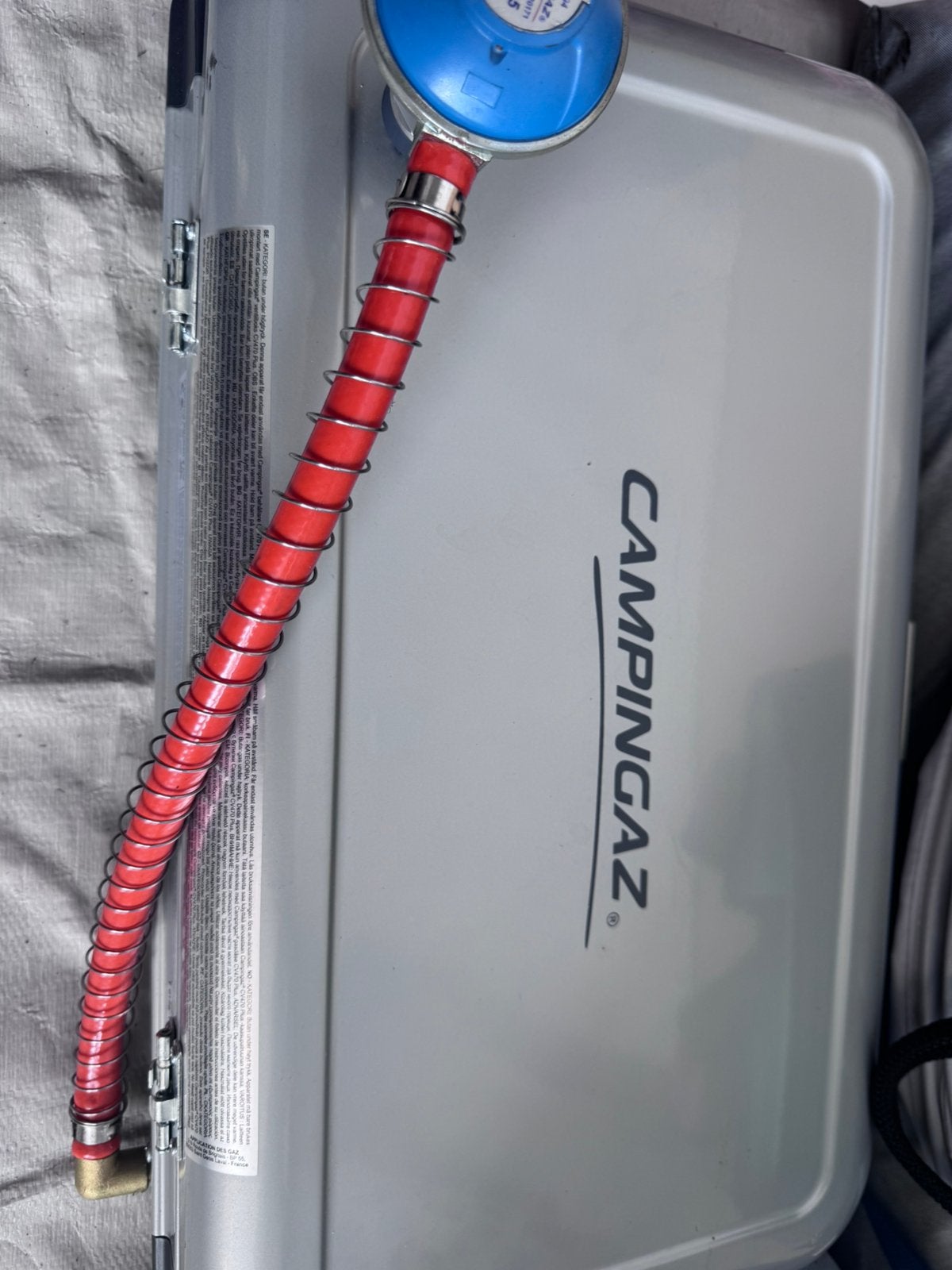 Campingaz tweepits, Ophalen