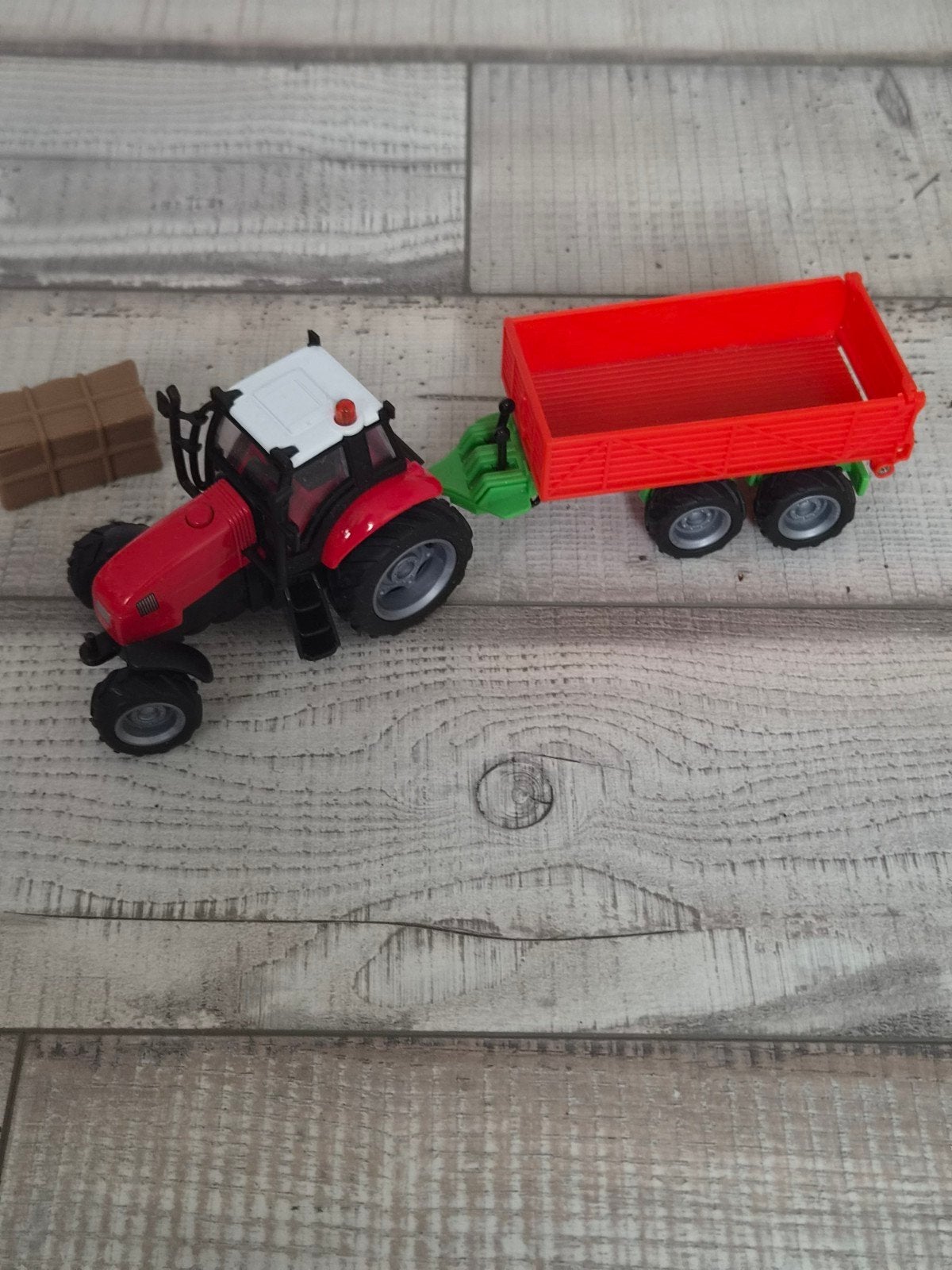 Boerderij speelset met tractor, aanhanger en dieren, Ophalen of Verzenden, Nieuw, Jongen of Meisje