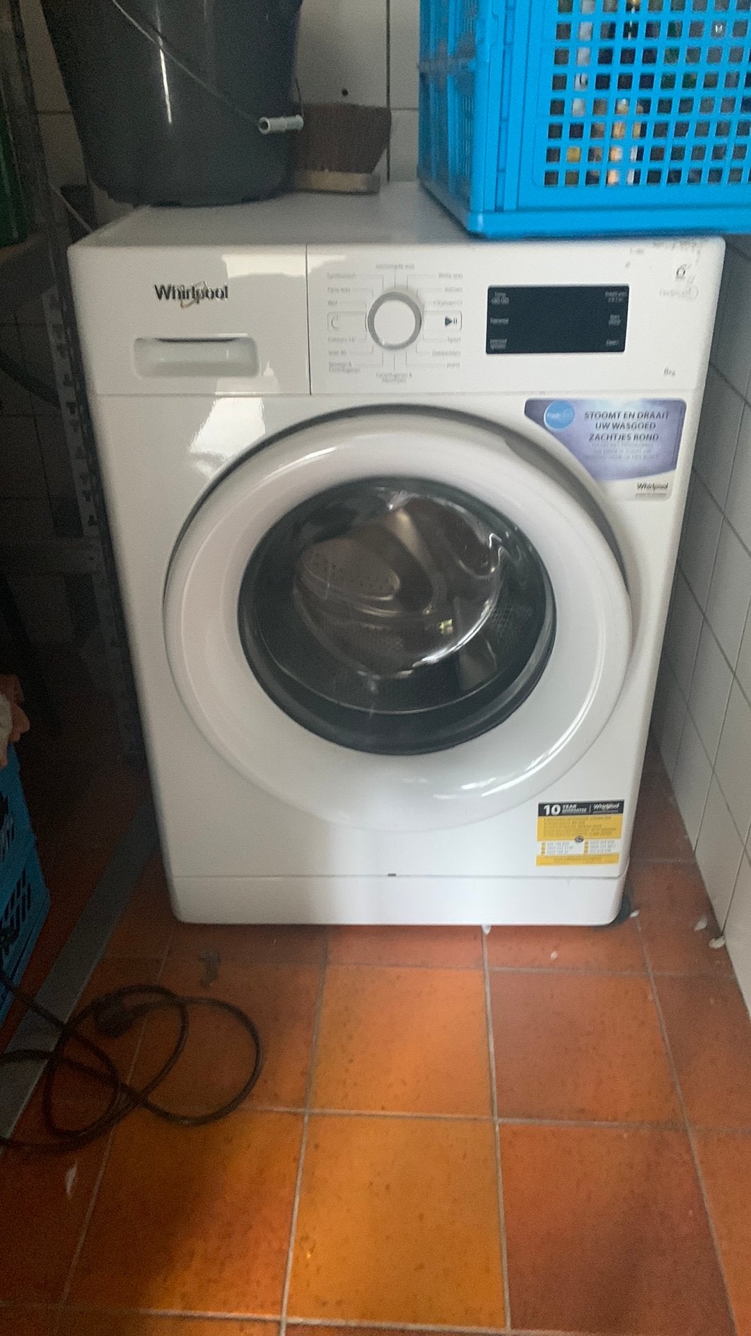Gratis whirlpool wasmachine (moet nagekeken worden), Witgoed en Apparatuur, Ophalen, Gebruikt, Voorlader