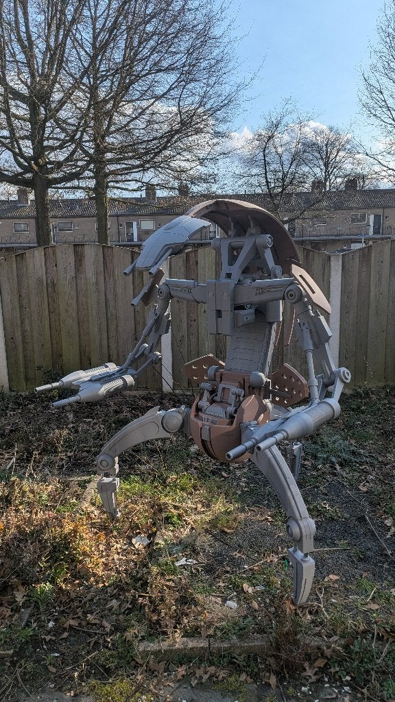 Star wars droideka 1:1 (3D printed), Ophalen, Zo goed als nieuw, Replica