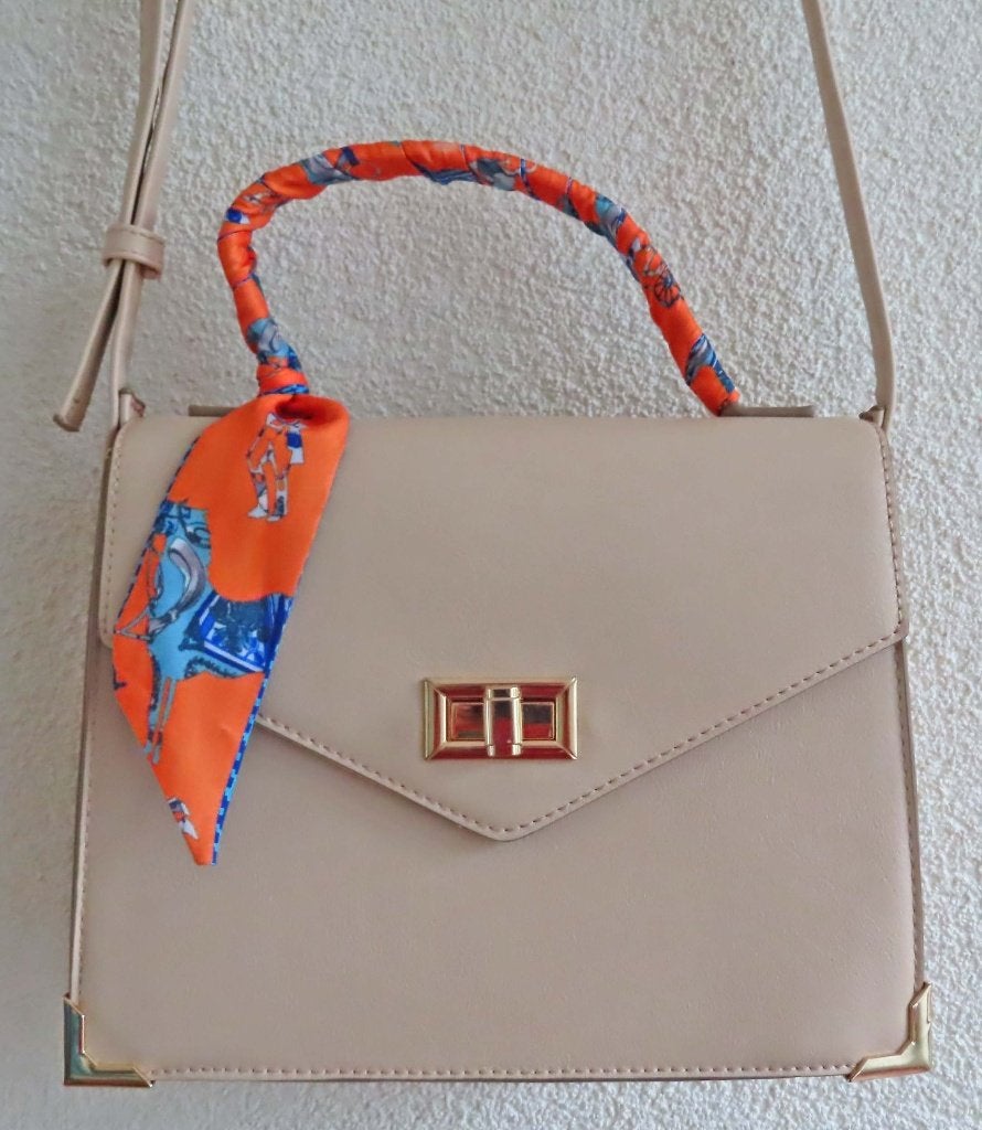 Schoudertas, ecru/roze, merk Even&Odd, izgst, Sieraden, Tassen en Uiterlijk, Tassen | Schoudertassen, Ophalen of Verzenden, Gebruikt