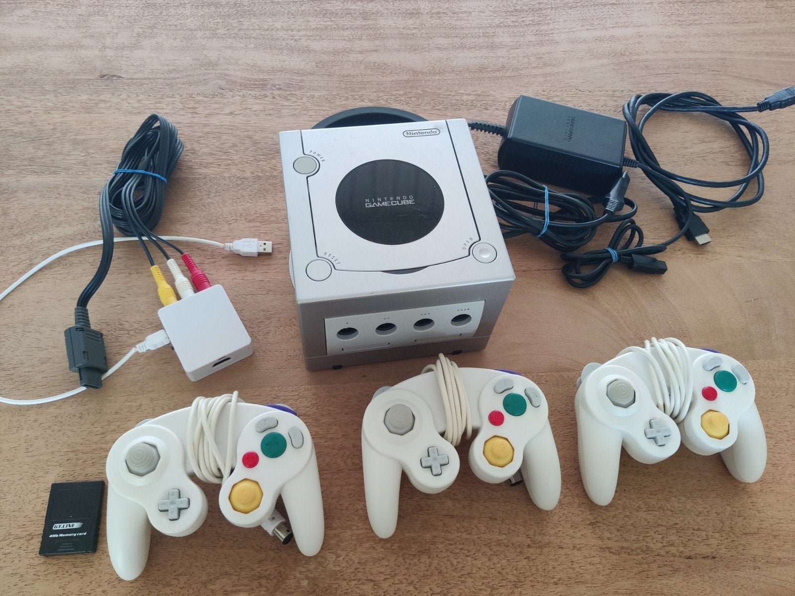 Nintendo Gamecube Metallic Zilver/Grijs + accessoires!, Spelcomputers en Games, Nintendo, Nintendo, Nintendo, Ophalen of Verzenden