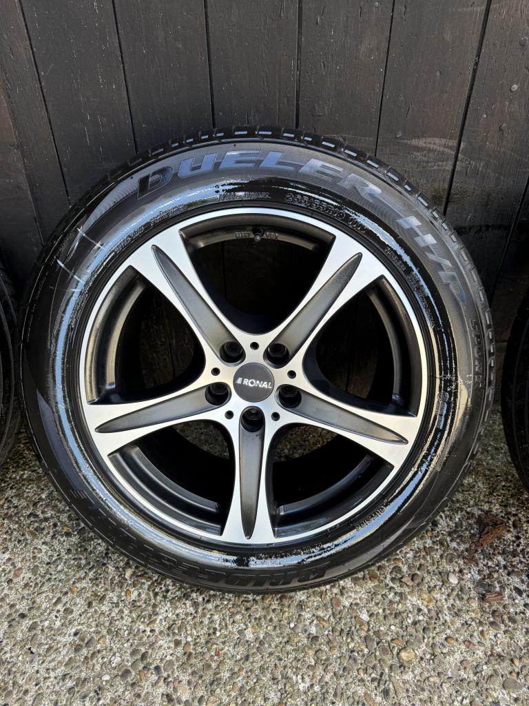 Land rover range rover sport bmw x5 x1 e53 velgen 5x120 19”, Gebruikt, 255 mm, Banden en Velgen, Niet ingevuld