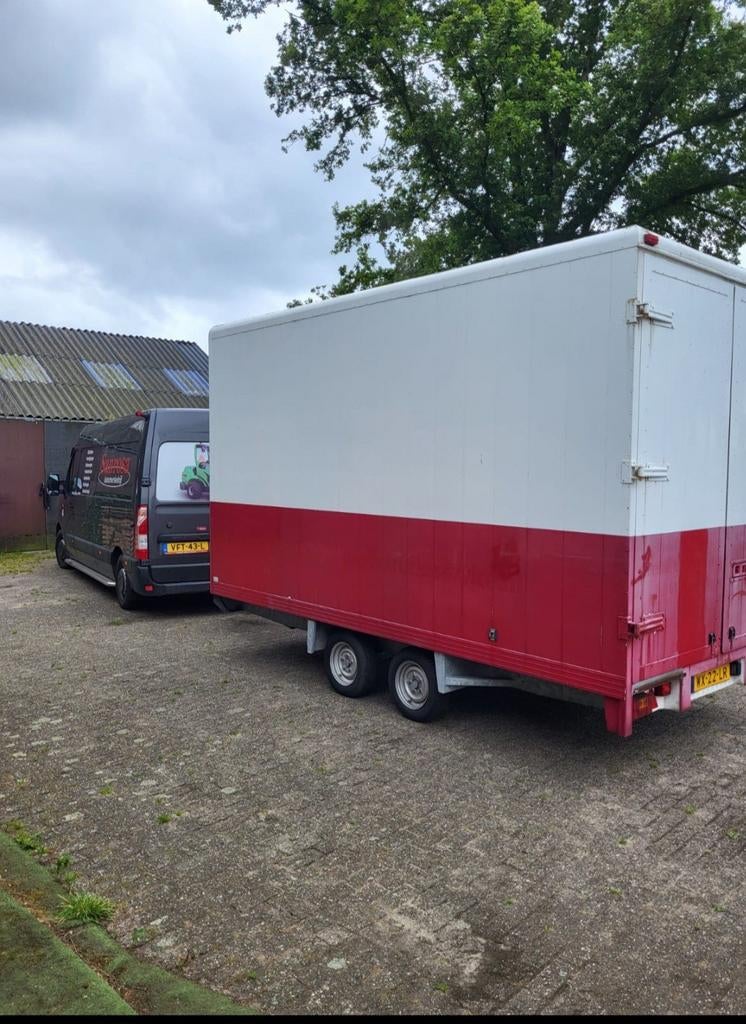 Roll-On Aanhanger Autosport/Autotransport met Werkplaats, Ophalen of Verzenden