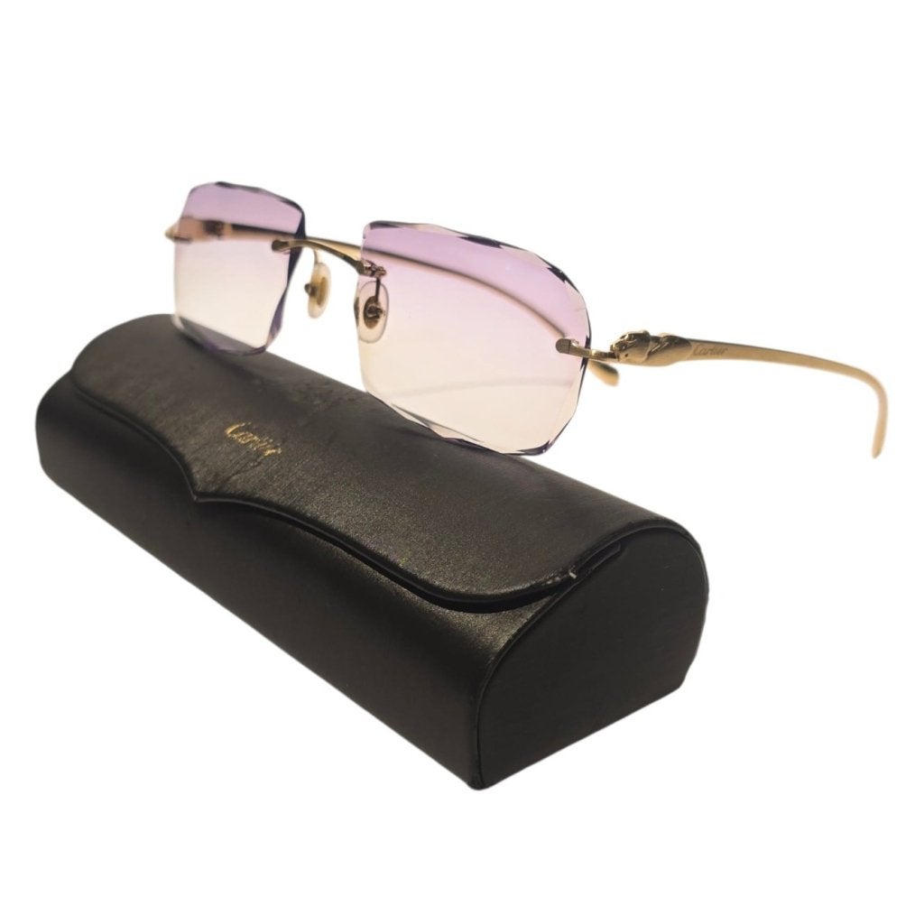 Cartier CT00610 Gold Panthere Bril 135 | Nette Staat, Sieraden, Tassen en Uiterlijk, Cartier, Gebruikt, Support@cartier.com, 13 Rue de la Paix, 75002 Paris
France