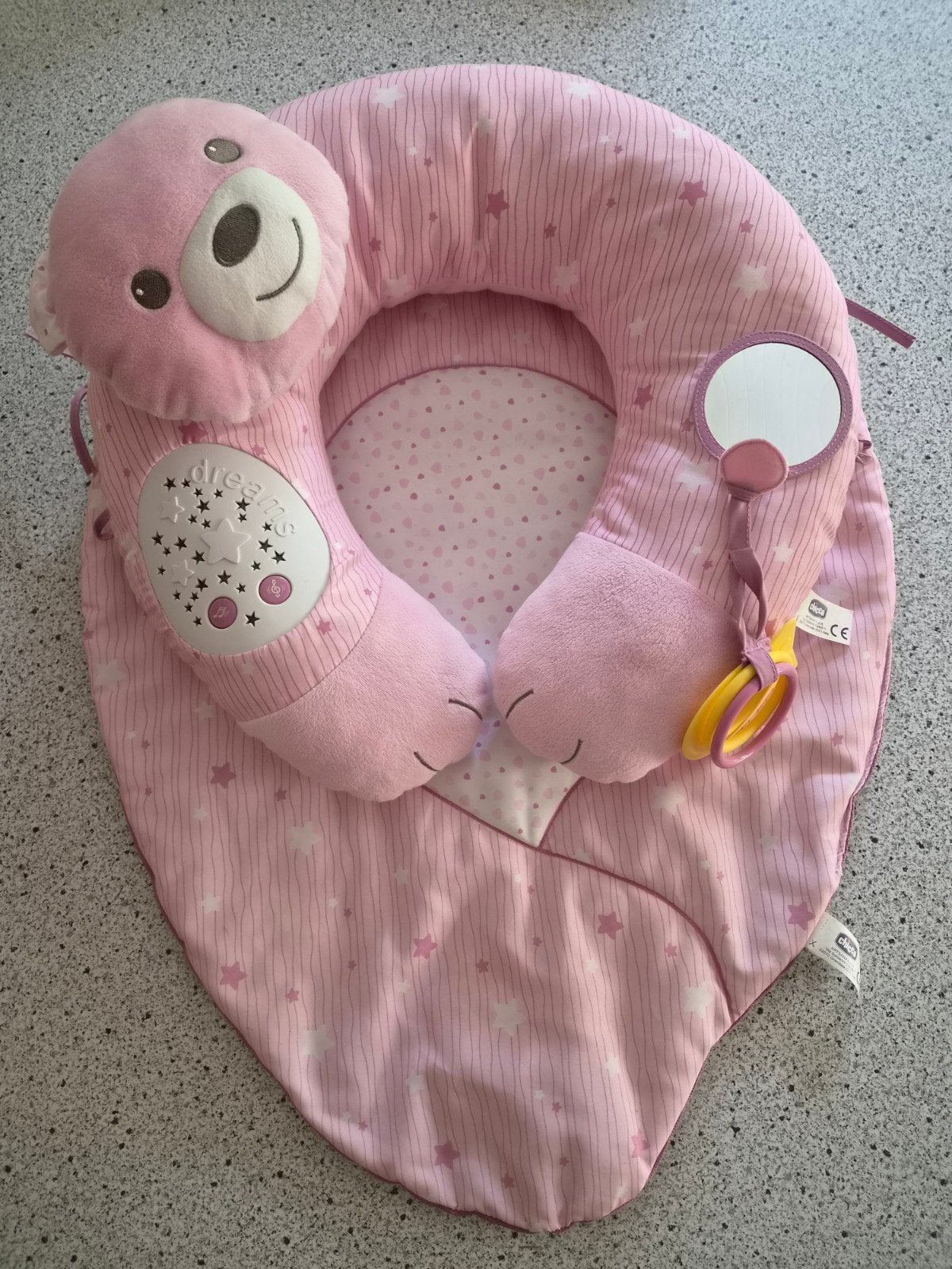 Chicco Speelkleed met Babygym en Rammelaar Roze, Ophalen of Verzenden, Zo goed als nieuw, Speelkleed