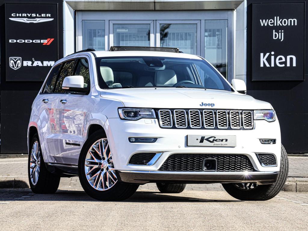 Jeep Grand Cherokee 5.7 Summit | Luchtvering | Harman & Kard, Automaat, Gebruikt, 5654 cc, Wit