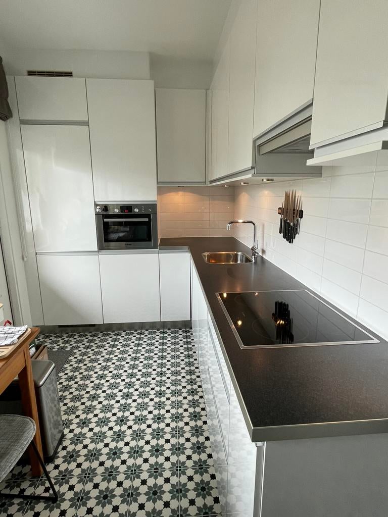 Complete kitchen / Compleet keuken, Ophalen, Gebruikt, Wit, Hoekkeuken