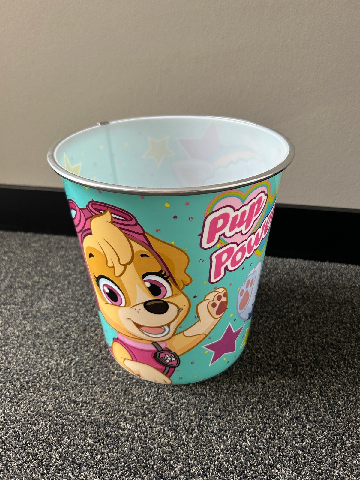 Prullenbak Paw Patrol - Skye en Everest, Ophalen of Verzenden, Gebruikt