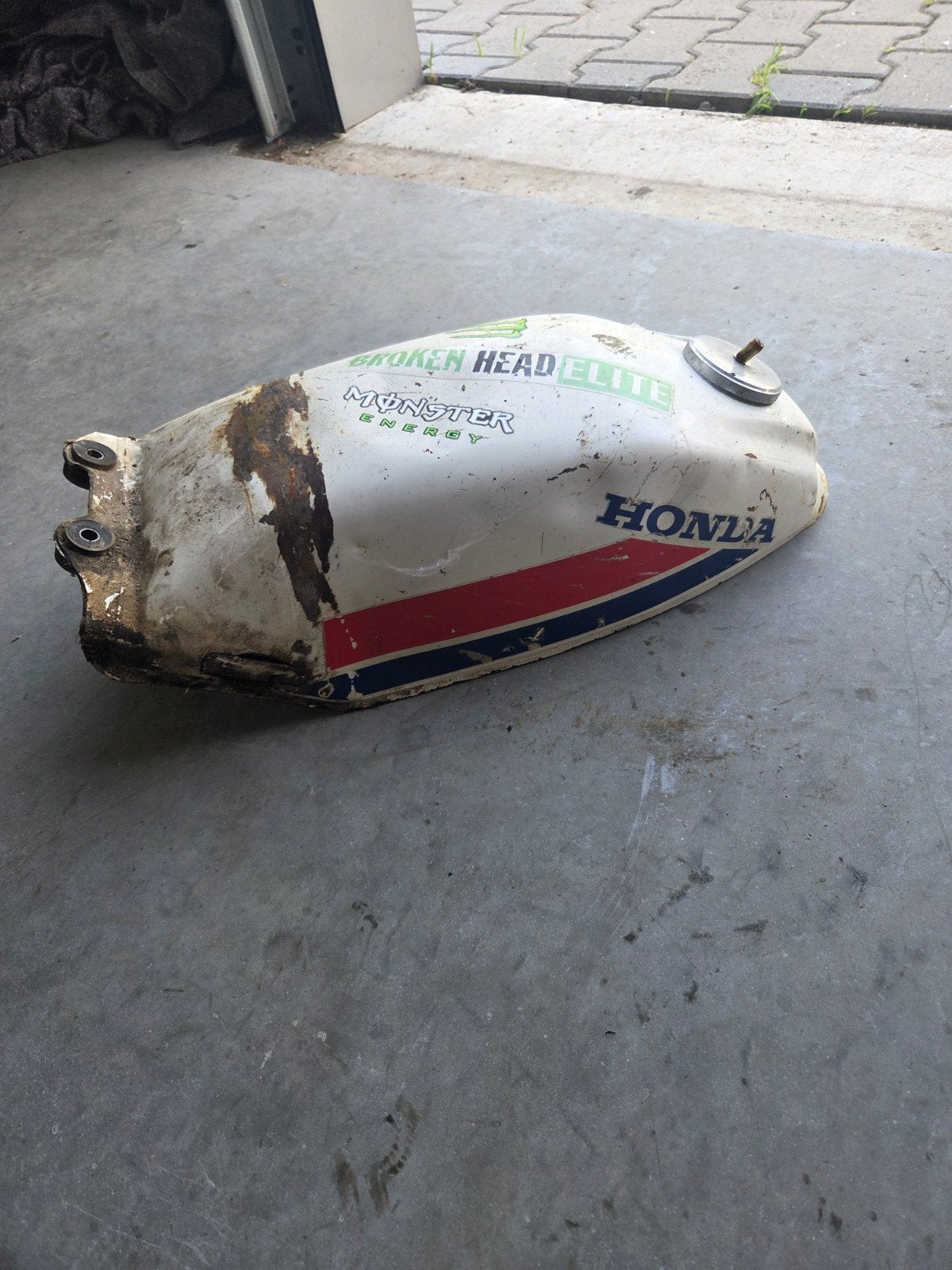 Honda mt5 mt8 tankje mooi schoon van binnen, Ophalen of Verzenden, Zo goed als nieuw, Overige typen, Honda nsr mbx mtx mb mt