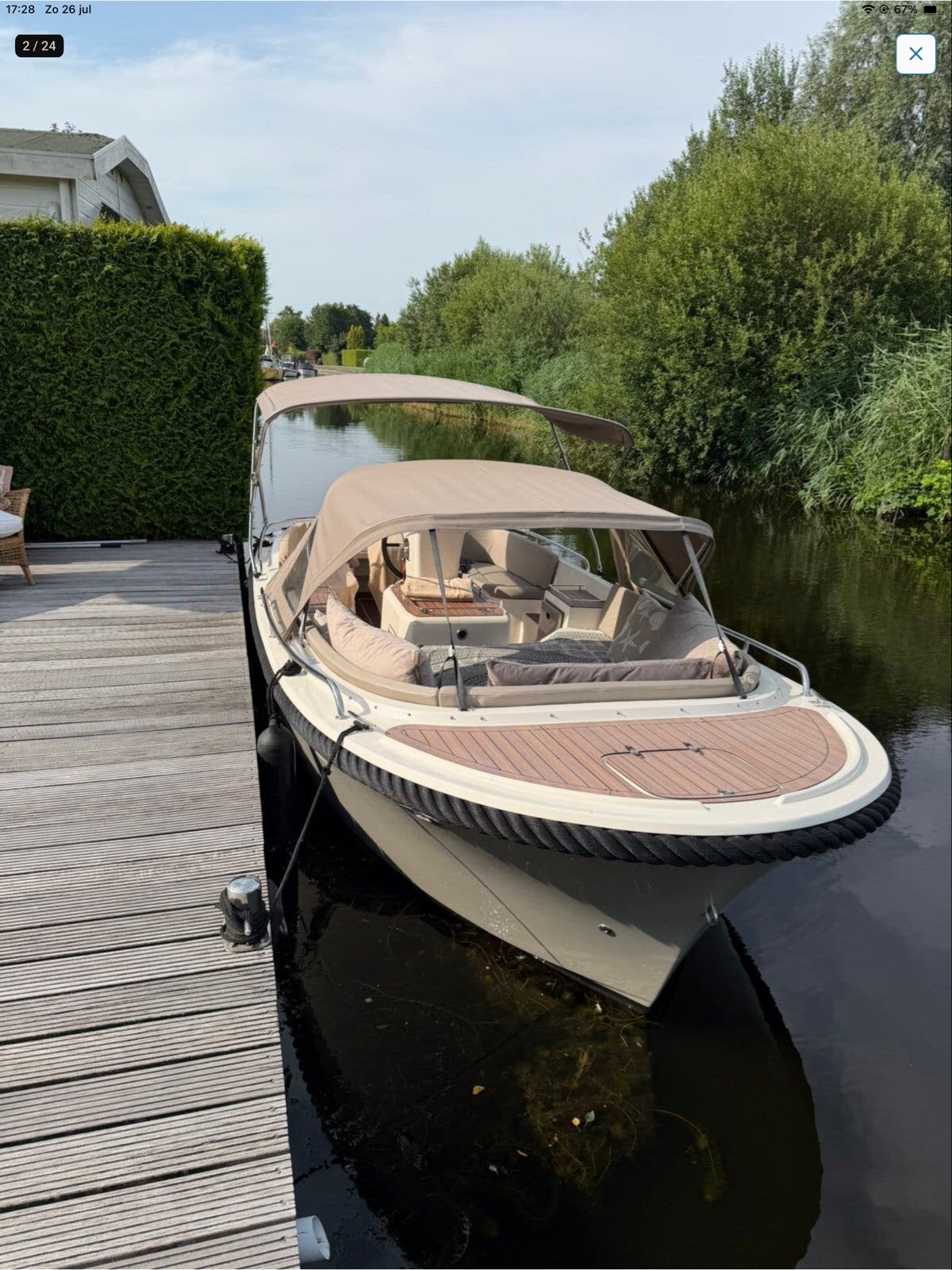 PRIMEUR 600 met 52 pk vetus, (NIEUW), Watersport en Boten, Zonnedek, 60 cm, 52 pk, Tender