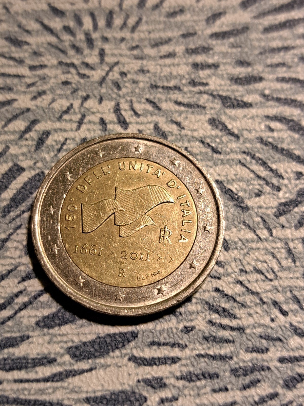 2 euro cc Italië 150 jaar Republiek, Ophalen of Verzenden, Italië, 2 euro