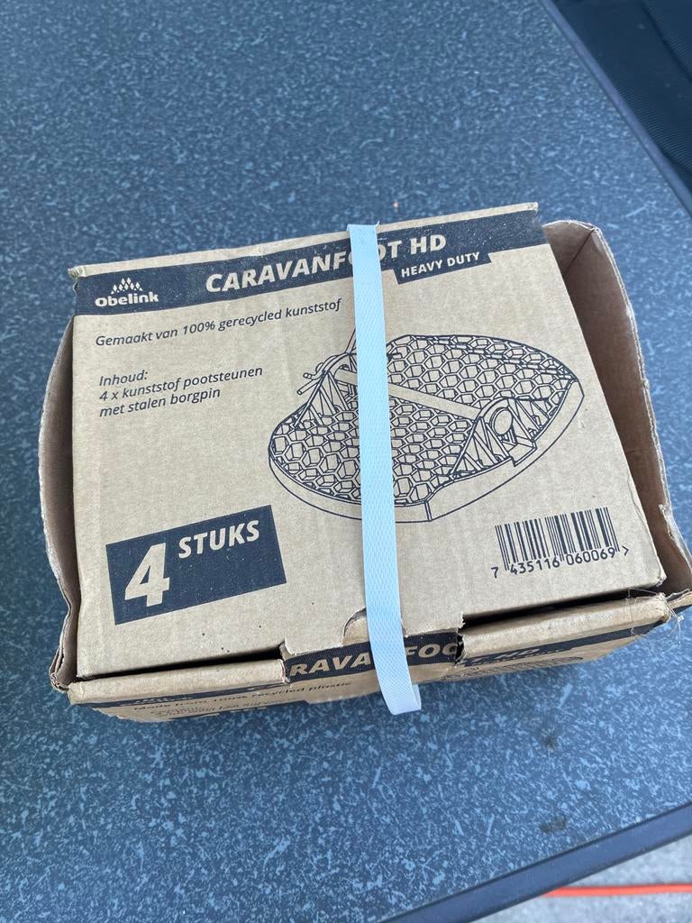 Obelink Caravanvoet HD - 4 stuks, Caravans en Kamperen, Caravan accessoires, Nieuw, Ophalen of Verzenden