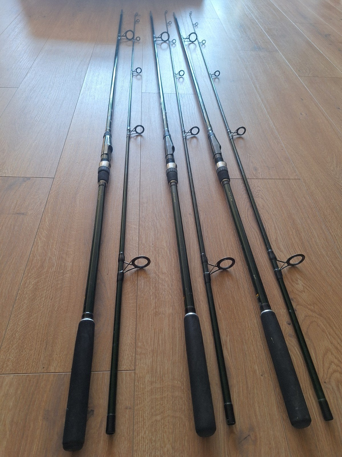 Cormoran UK Carp Graphite Hengels (3 stuks), Watersport en Boten, Ophalen, Gebruikt, Werphengel