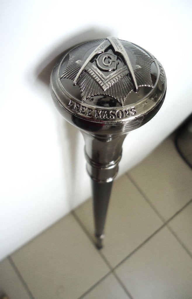 Wandelstok Vrijmetselaars oud Zilver 😍🎁💑👌, Diversen, Ophalen of Verzenden, Verstelbaar, Nieuw