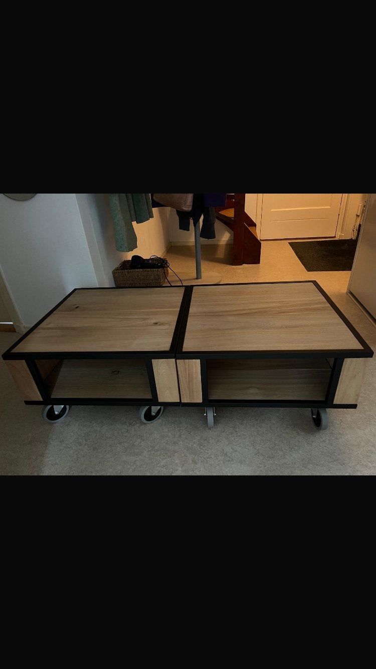 Salontafel, Huis en Inrichting, Ophalen, Rechthoekig, 100 tot 150 cm, 50 tot 100 cm