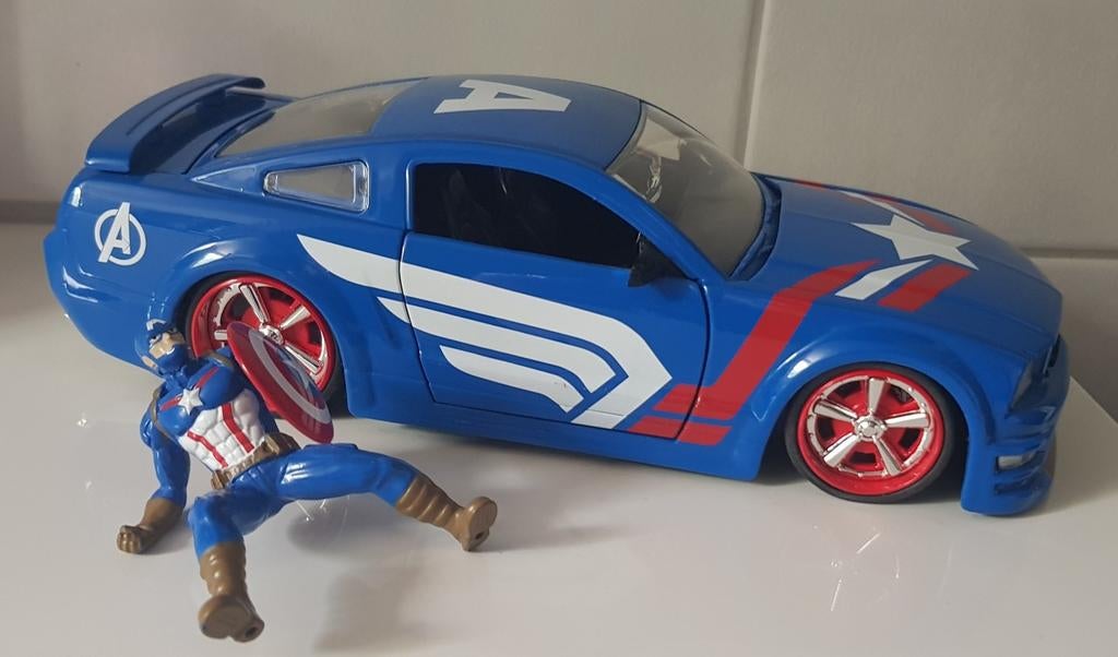 MARVEL FORD MUSTANG AUTO, Ophalen of Verzenden, Zo goed als nieuw