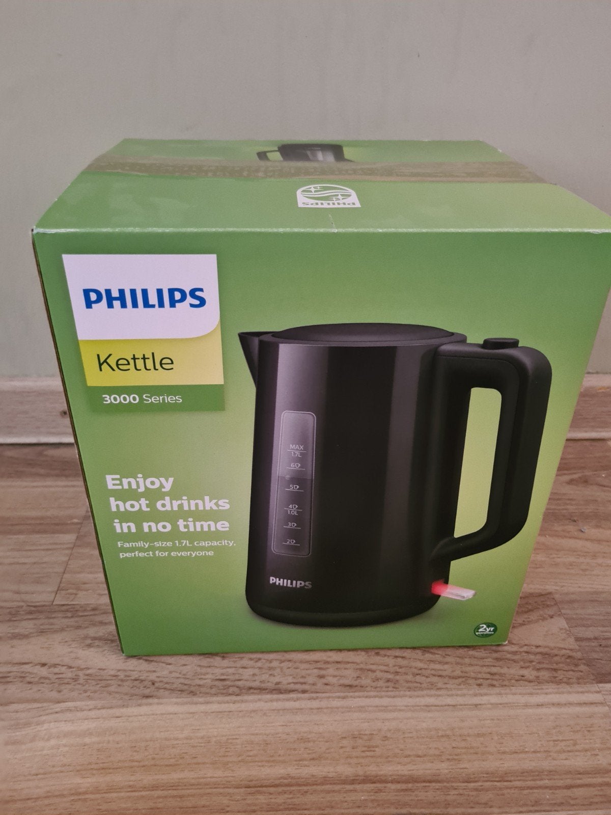 Philips Waterkoker 3000 Serie - 1.7L inhoud, 1 tot 2 liter, Ophalen, Nieuw