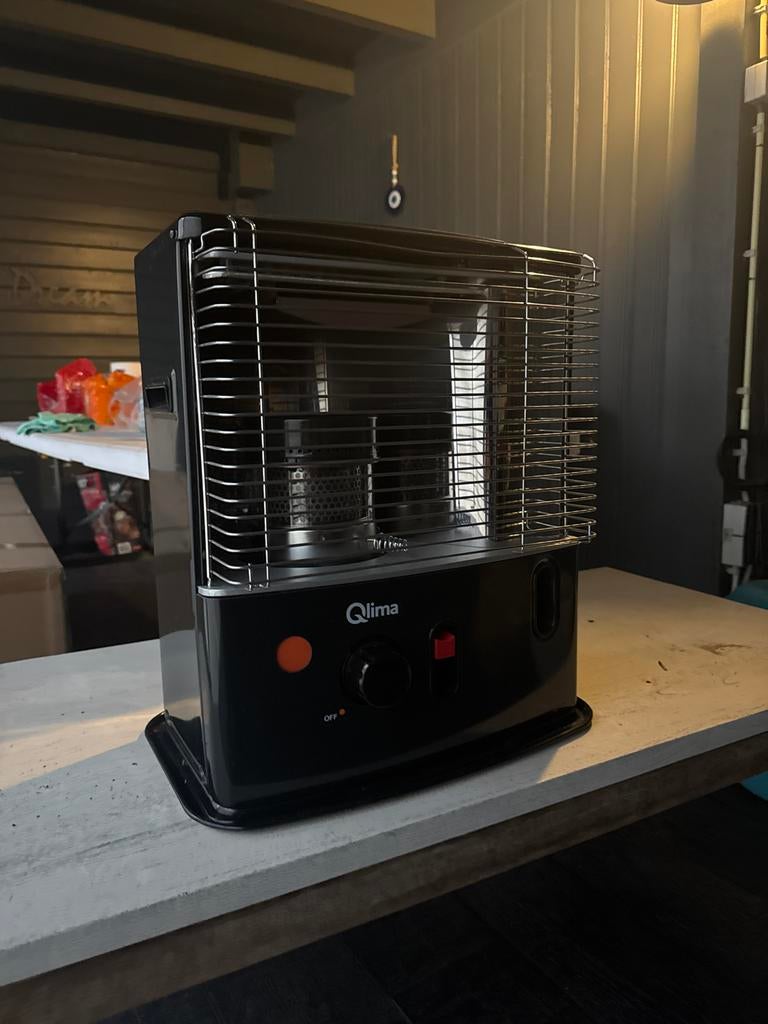 Qlima Petroleumkachel - Compact en Efficiënt, Huis en Inrichting, Kachels, Gebruikt, Overige brandstoffen, Petroleumkachel, Ophalen of Verzenden