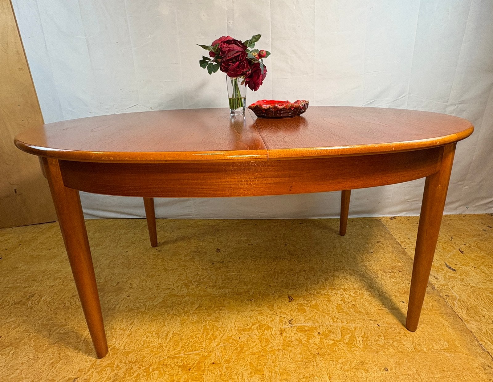 Foto 3 van Gratis bezorging!MidCentury Teak Uitschuifbare Eettafel 1960