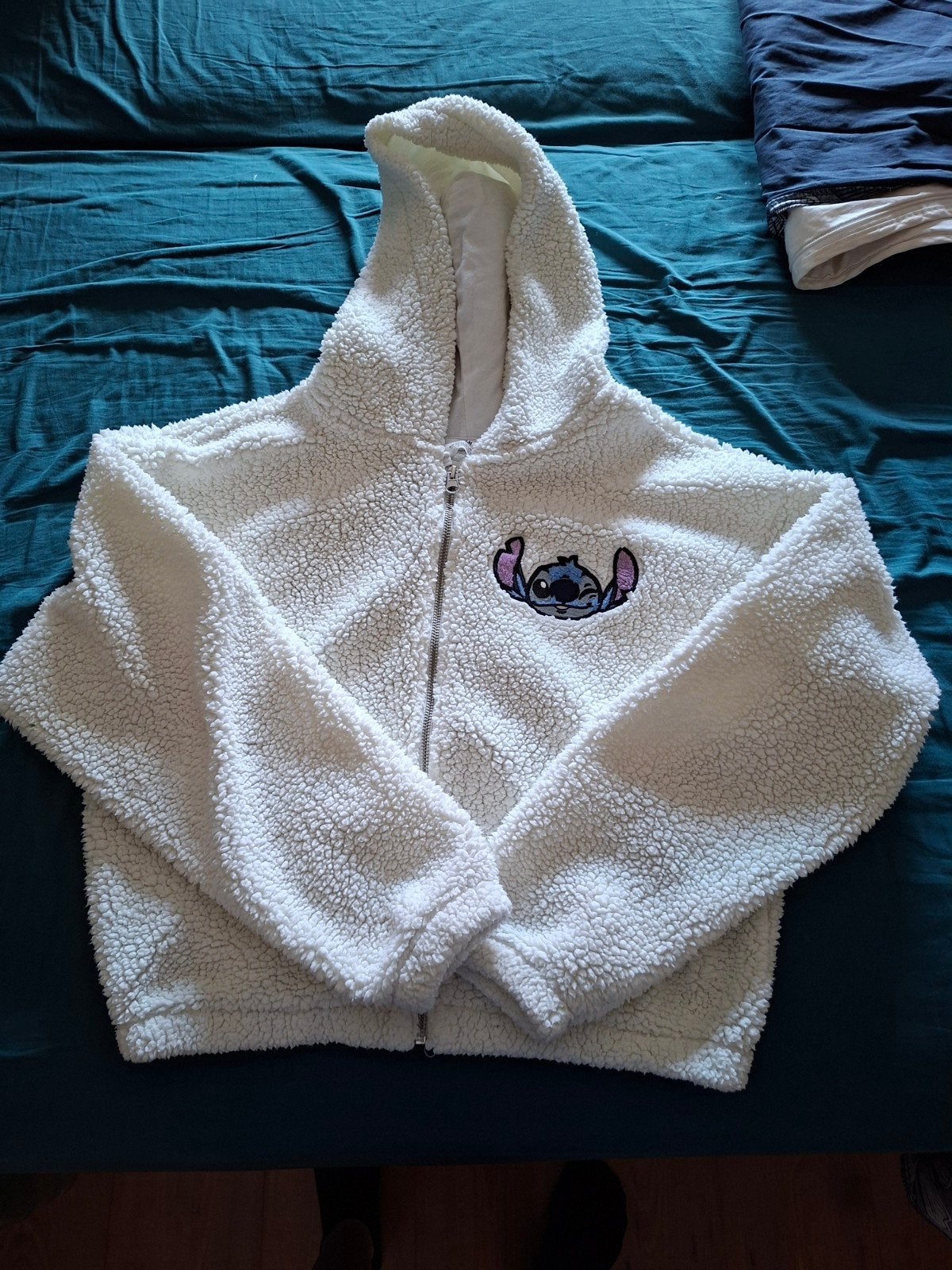Teddy vest maat 158/164 h&m Stitch, Meisje, Trui of Vest, H&M, Ophalen of Verzenden