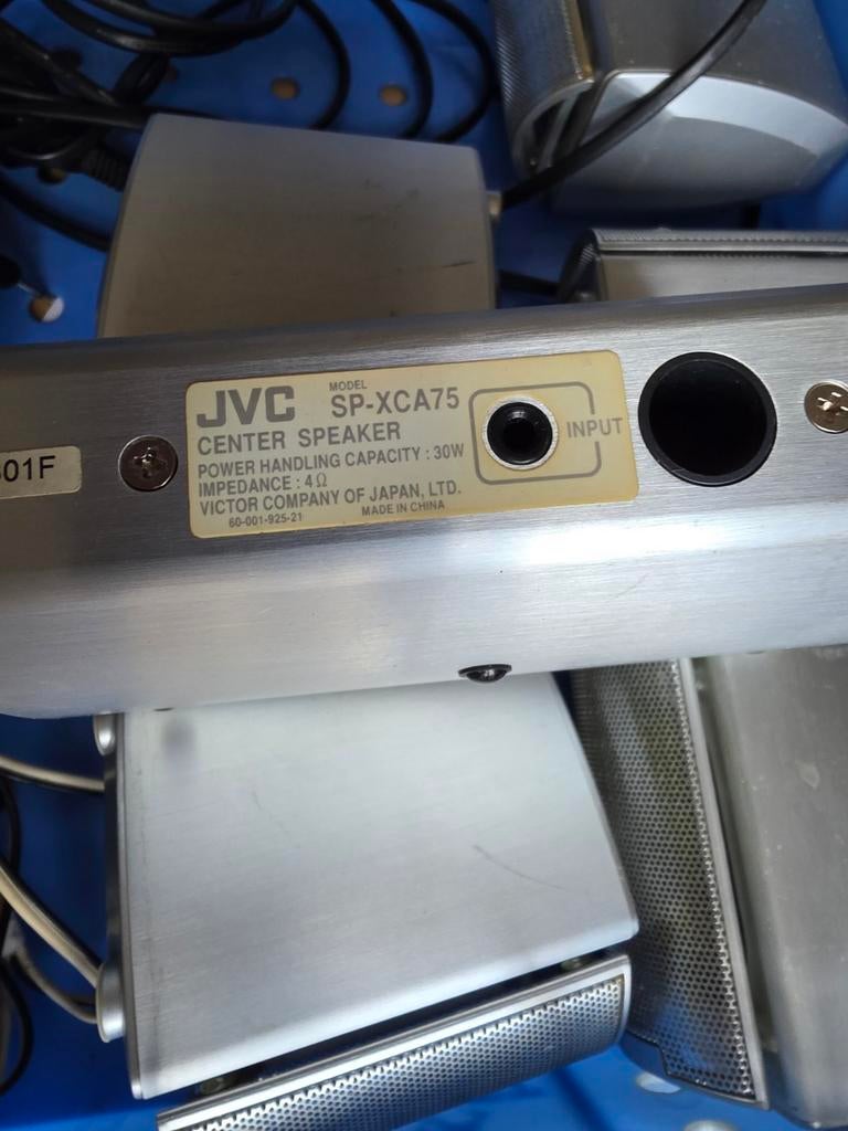 JVC SP-XCA75 speakers enCenter Speaker - 30W, 4 Ohm, Audio, Tv en Foto, Luidsprekers, Gebruikt, JVC, Ophalen of Verzenden, Center speaker