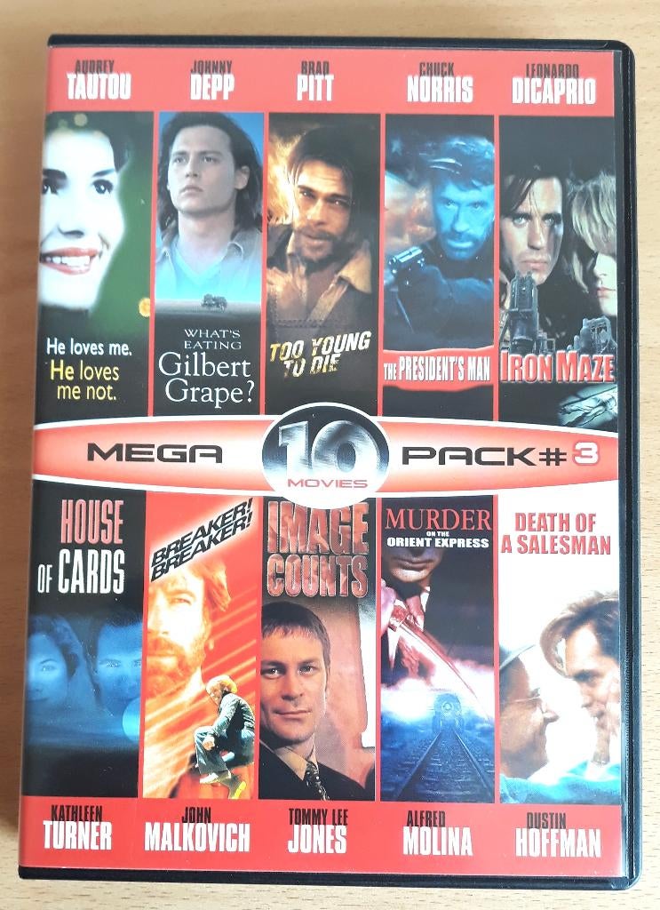 Mega Movie Pack 3 met 10 Top films - Iron Maze/Image Counts, Alle leeftijden, Ophalen of Verzenden, Zo goed als nieuw, Actie