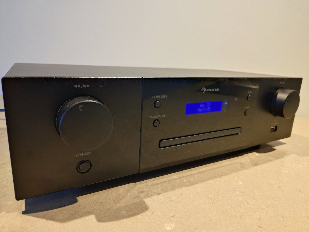 2x Auna CD-1000 DG HiFi CD-Speler met USB, Ophalen, Gebruikt, Overige merken
