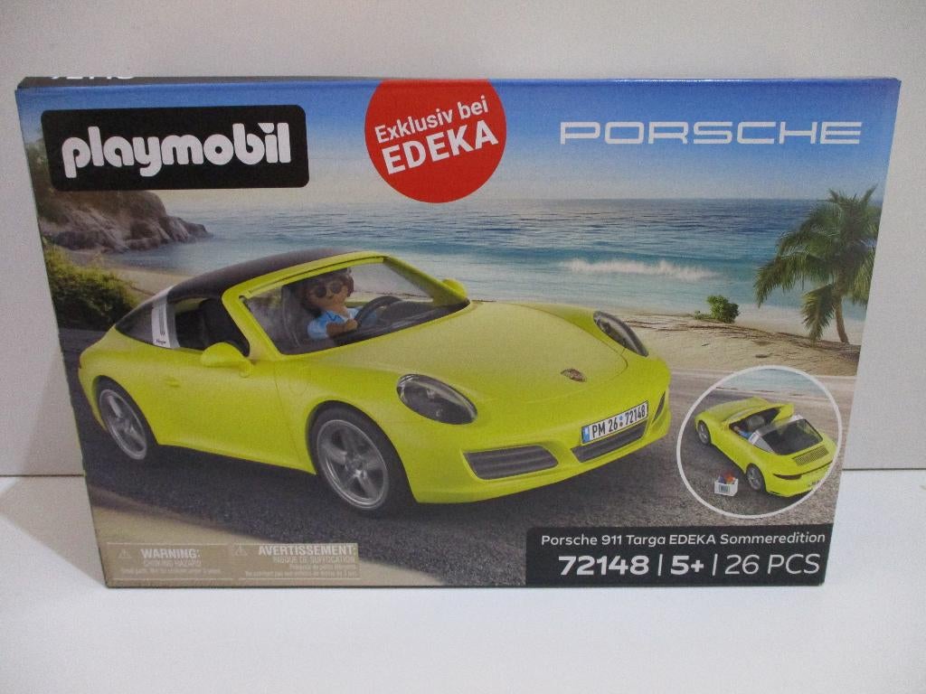 playmobil Porsche 911 Targa EDEKA Sommeredition, Ophalen of Verzenden, Nieuw, Complete set